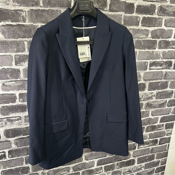Cos women’s pinstripe blazer - size 4 - Picture 2 of 16